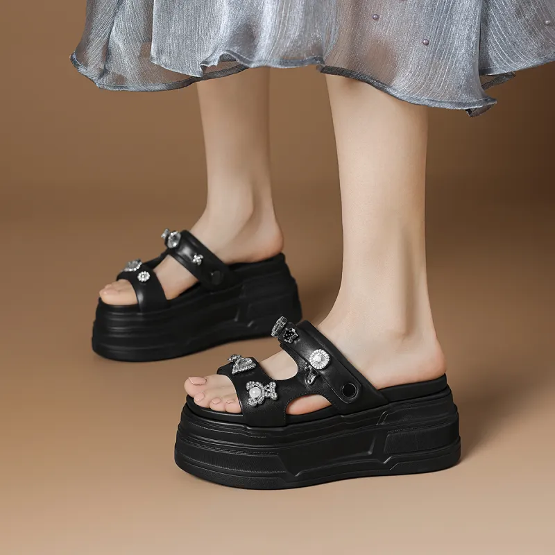 Rosa Bianca Abrasion Resistant Slide Slippers Women's-8