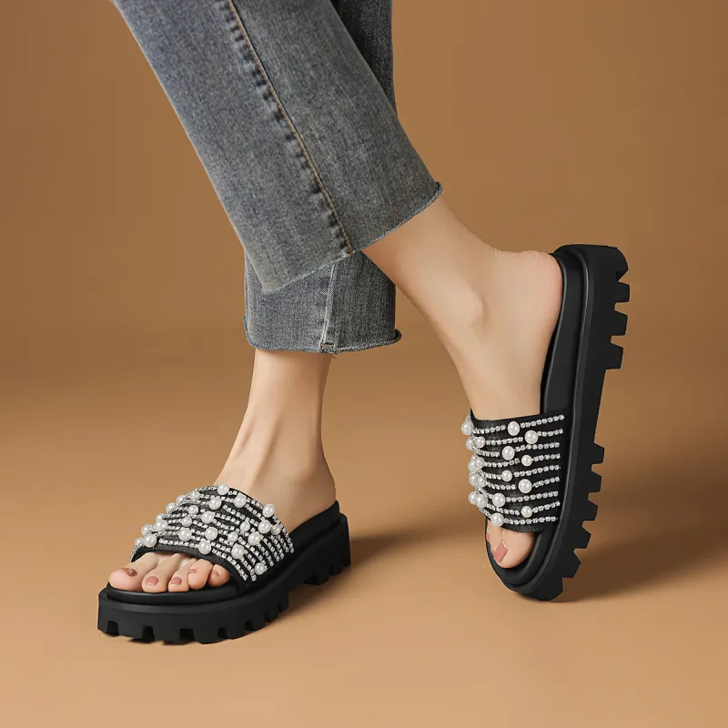Rosa Bianca Slide Slippers Women's-4