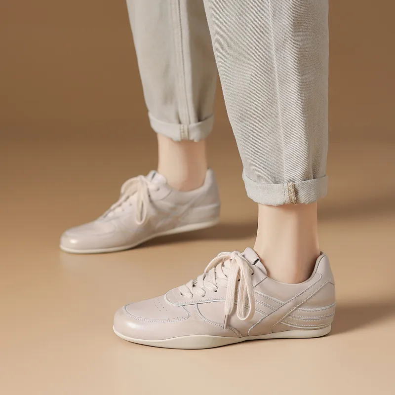 Rosa Bianca Lightweight And Breathable Low-Top Skateboard Shoes Women's-1