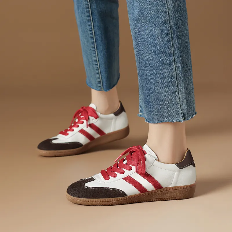 Rosa Bianca Lightweight And Breathable Low Top Skateboard Shoes Women's-2