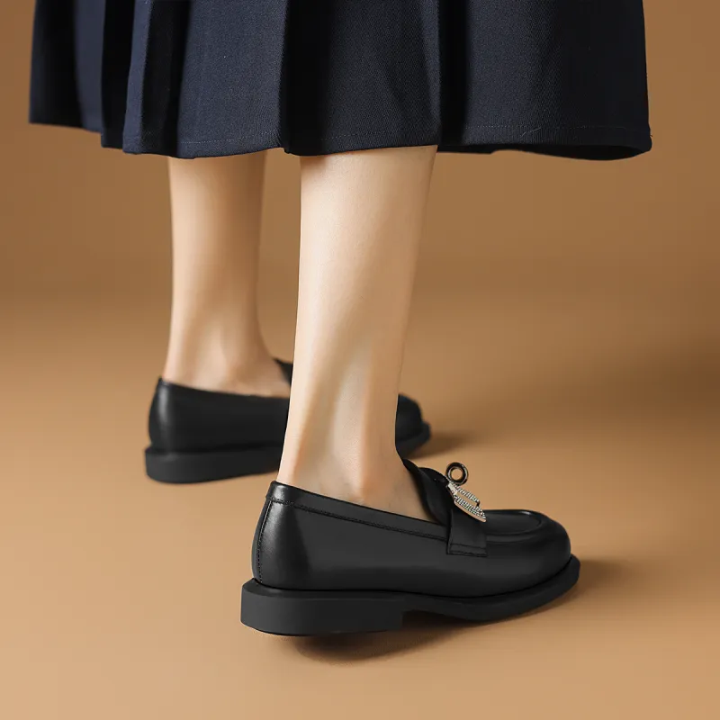 Rosa Bianca Loafers Women's Ecru/Black-14