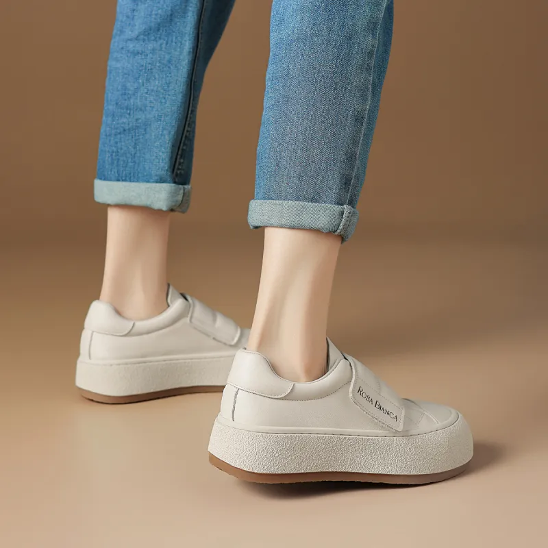 Rosa Bianca Lightweight Height Increasing Low-Top Skateboard Shoes Women's-6