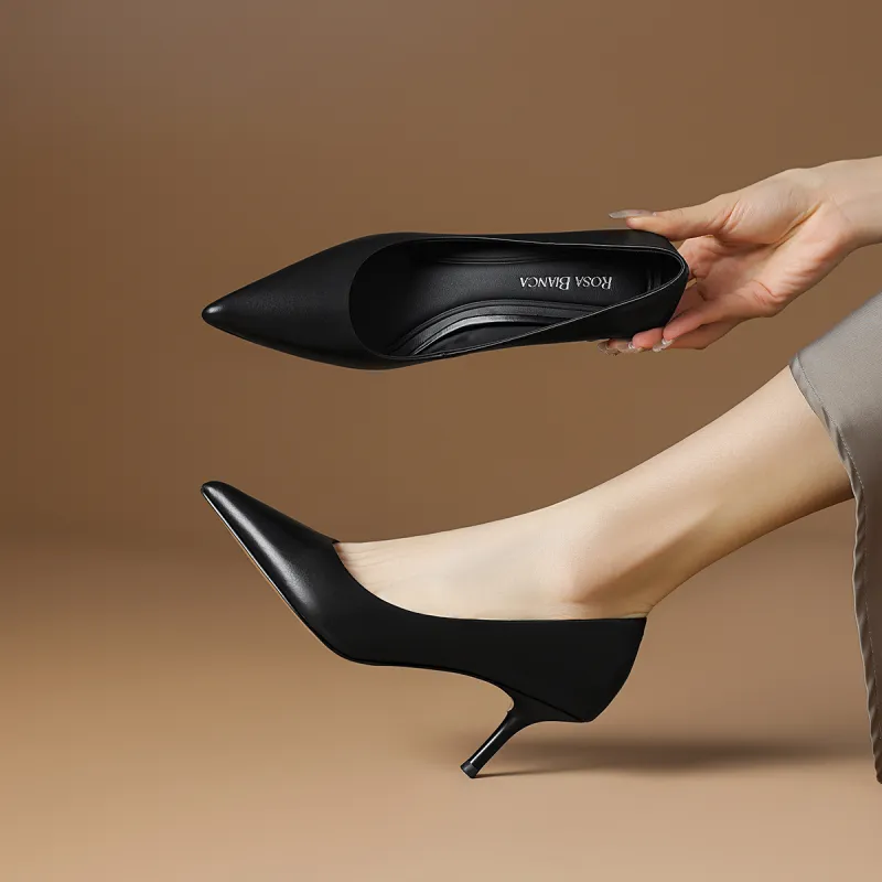 Rosa Bianca Slim Heel High Heels 6.5cm Women's-2