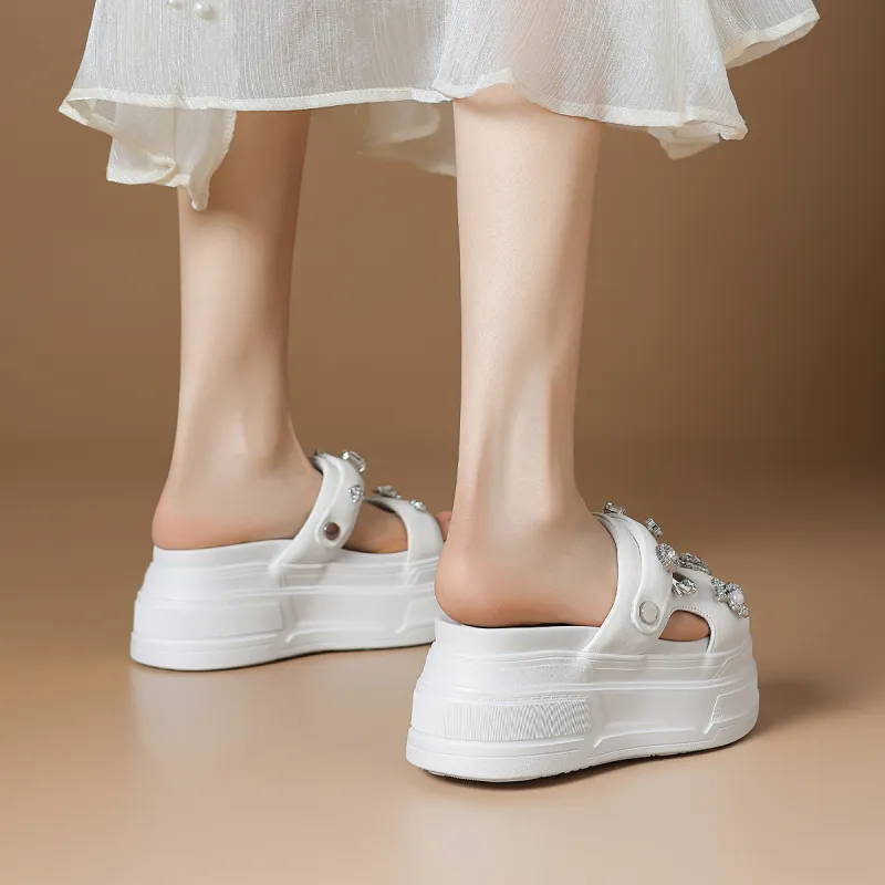 Rosa Bianca Abrasion Resistant Slide Slippers Women's-6