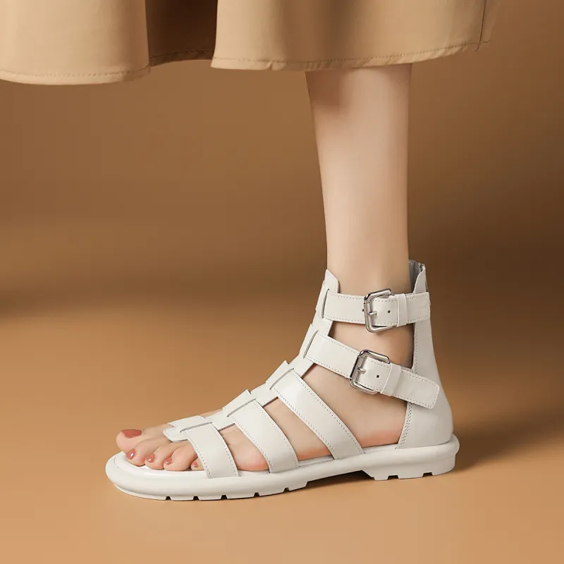 Rosa Bianca Pig Cage Shoes Roman Sandals 2cm Women's-10