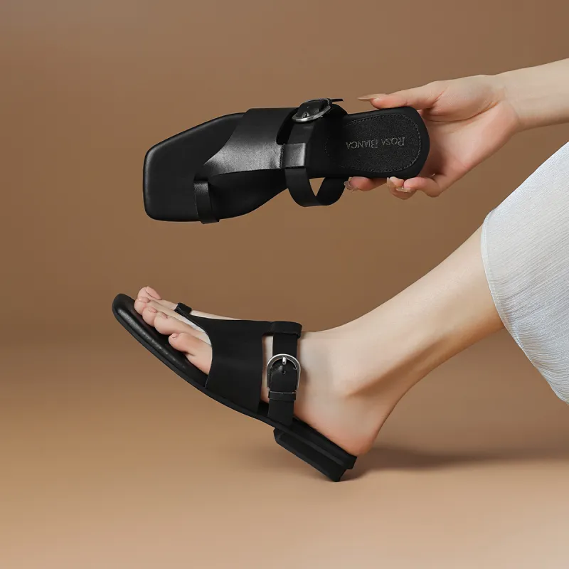 Rosa Bianca Abrasion Resistant Slide Slippers Women's Black-2