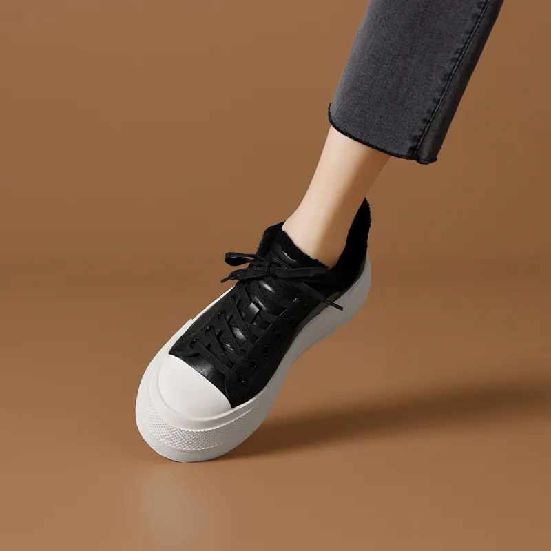 Rosa Bianca Warm Low Top Skateboard Shoes Women's-10