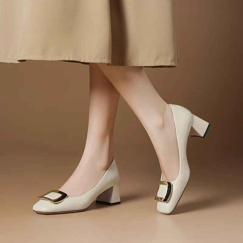 Rosa Bianca Chunky Heel High Heels Women's-15