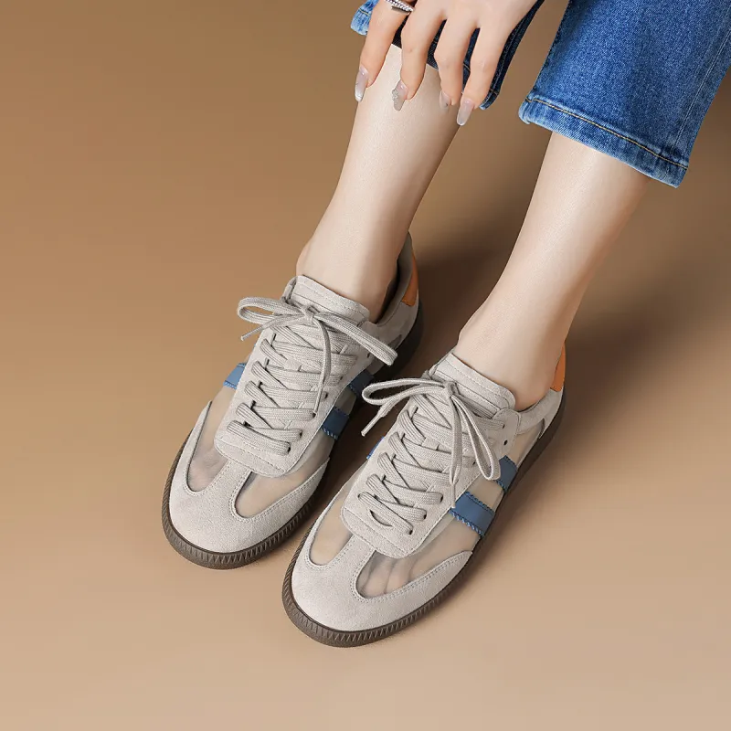 Rosa Bianca German Army Trainers Lightweight Low Top Skateboard Shoes Women's-2