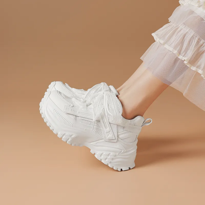 Rosa Bianca Low-Top Chunky Sneakers Women's-4