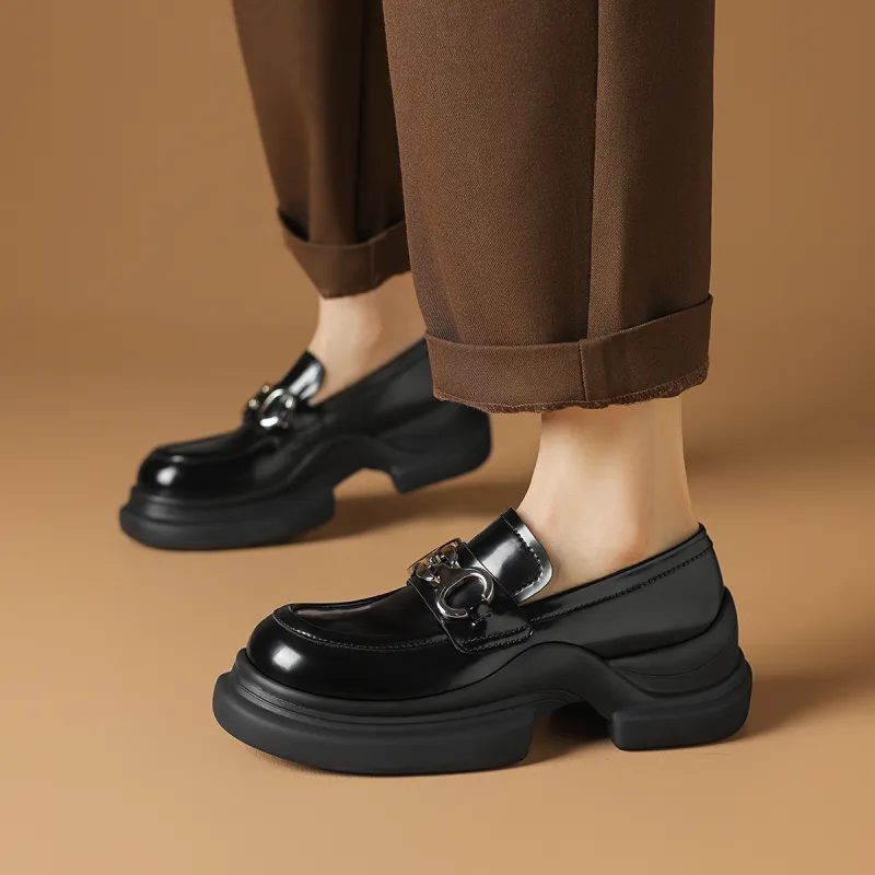 Rosa Bianca Loafers Women's Black/Ecru-2