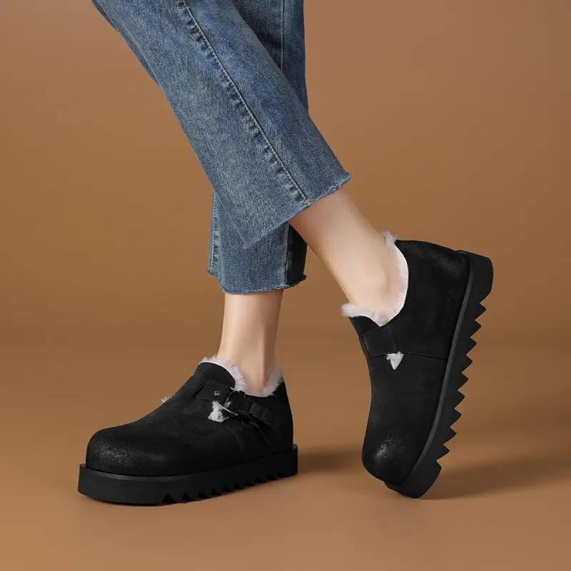 Rosa Bianca Boken Shoes Casual Single Shoes 2.6cm Women's-3