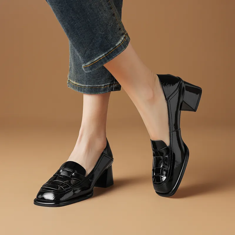 Rosa Bianca Loafers Women's Black/Ecru-4