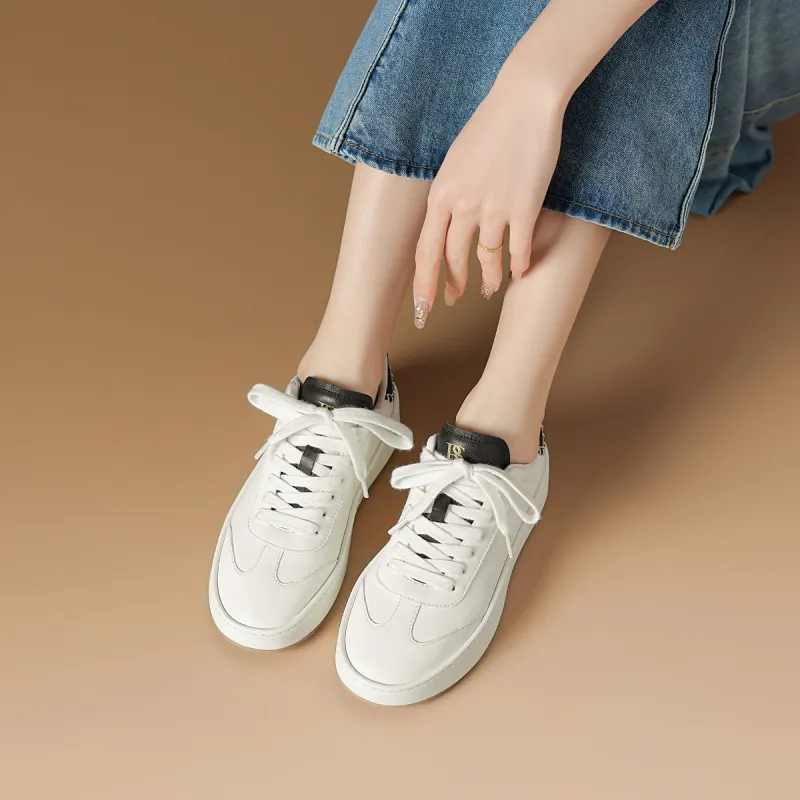 Rosa Bianca Lightweight Height Increasing Low-Top Skateboard Shoes Women's-9