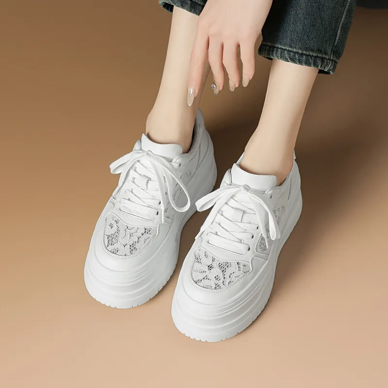 Rosa Bianca Low-Top Skateboard Shoes Women's White-2