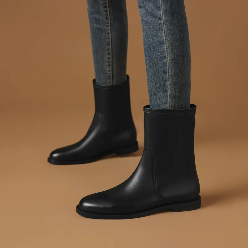 Rosa Bianca Ankle Boots Women's Black-1