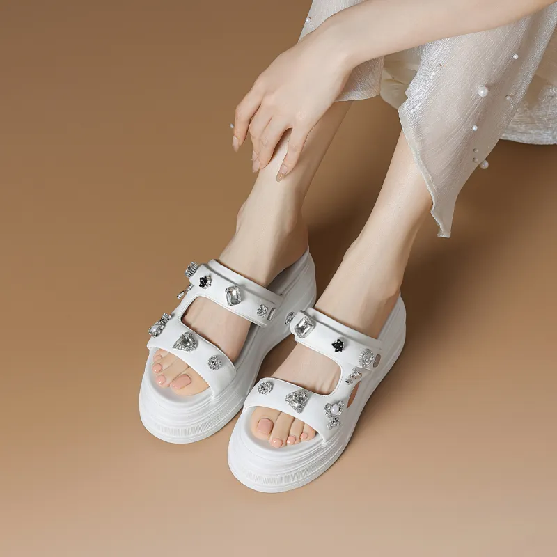 Rosa Bianca Abrasion Resistant Slide Slippers Women's-2