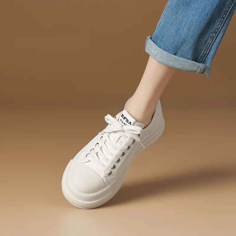 Rosa Bianca Lightweight Height Increasing Low Top Skateboard Shoes Women's-11