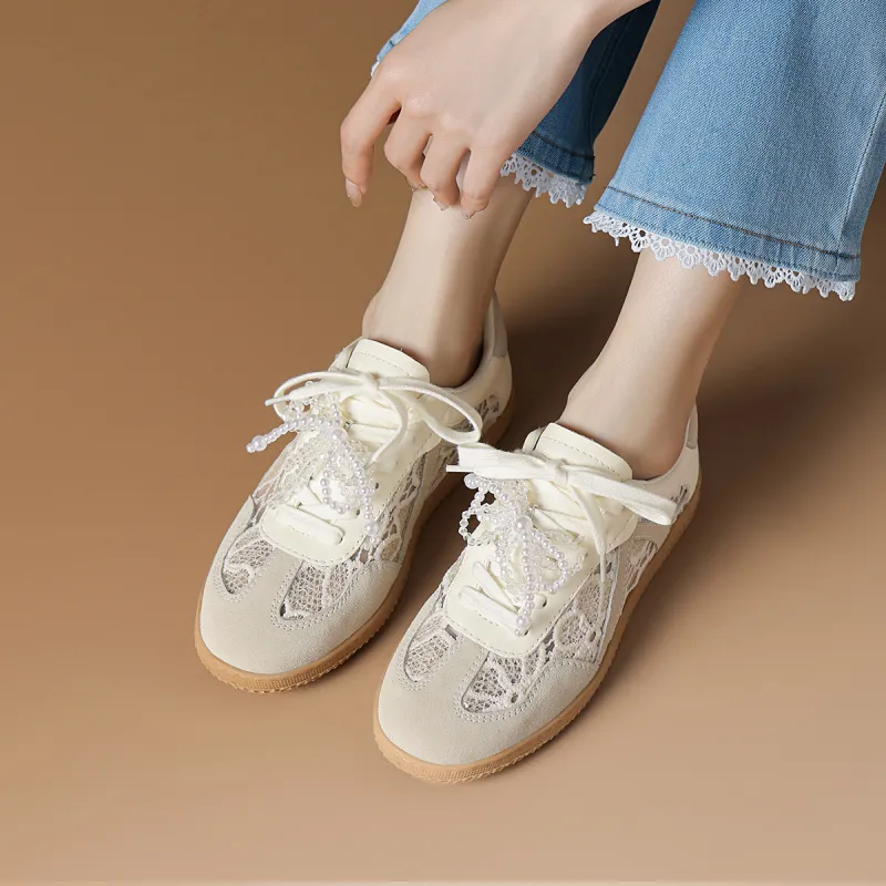 Rosa Bianca German Army Trainers Lightweight And Breathable Low Top Skateboard Shoes Women's-2