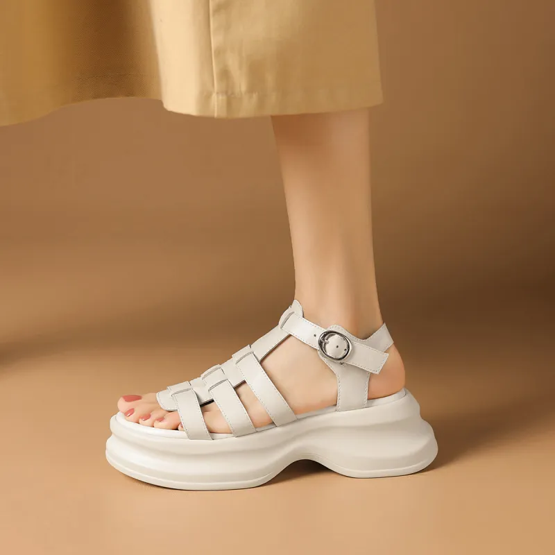Rosa Bianca Roman Sandals 5cm Women's-11