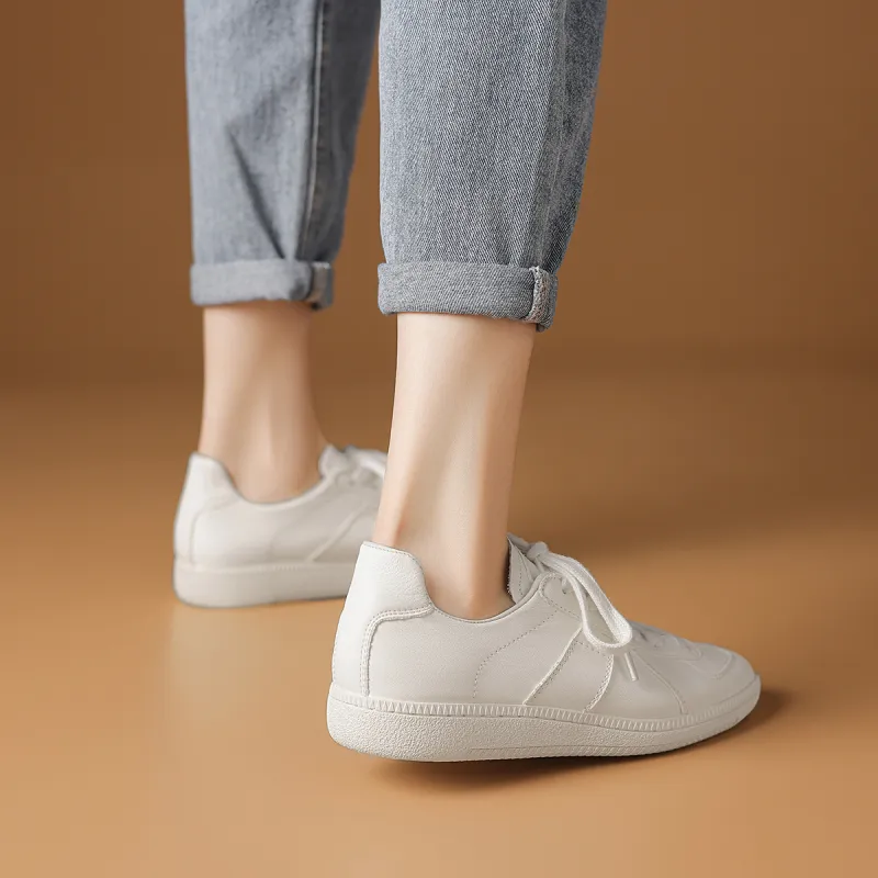 Rosa Bianca Abrasion-Resistant Slip-Resistant Low-Top Skateboard Shoes Women's-7