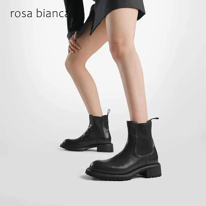 Rosa Bianca Short Chelsea Boots Women's-2