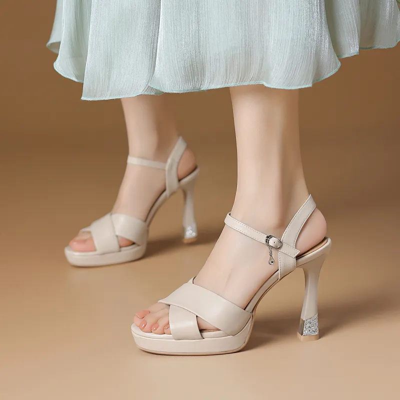 Rosa Bianca One Strap Sandals 11cm Women's-1