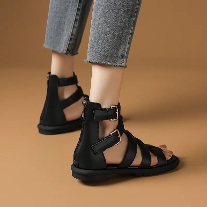 Rosa Bianca Pig Cage Shoes Roman Sandals 2cm Women's-6