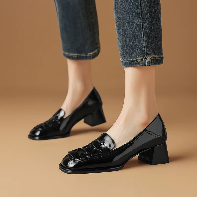 Rosa Bianca Loafers Women's Black/Ecru-2