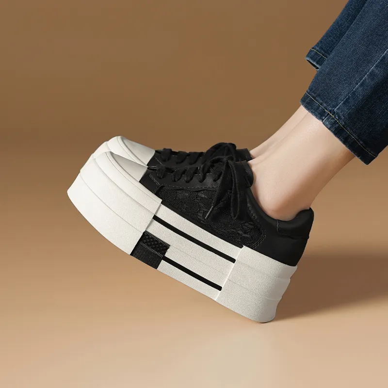 Rosa Bianca Lightweight And Breathable Low Top Skateboard Shoes Women's-3