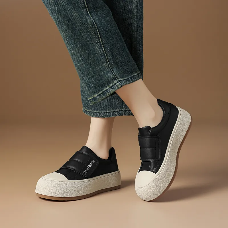 Rosa Bianca Lightweight Height Increasing Low-Top Skateboard Shoes Women's-12