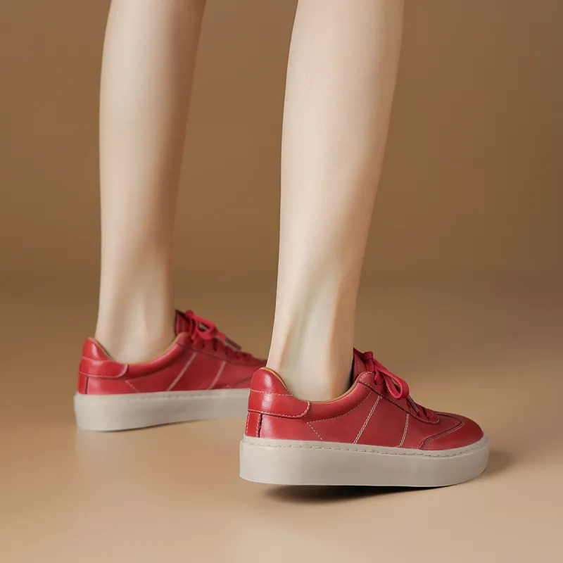 Rosa Bianca German Army Trainers Height Increasing Low Top Skateboard Shoes Women's-13