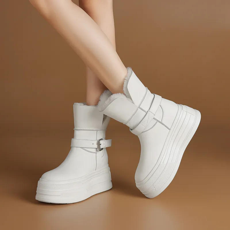 Rosa Bianca Short Snow Boots Women's-3