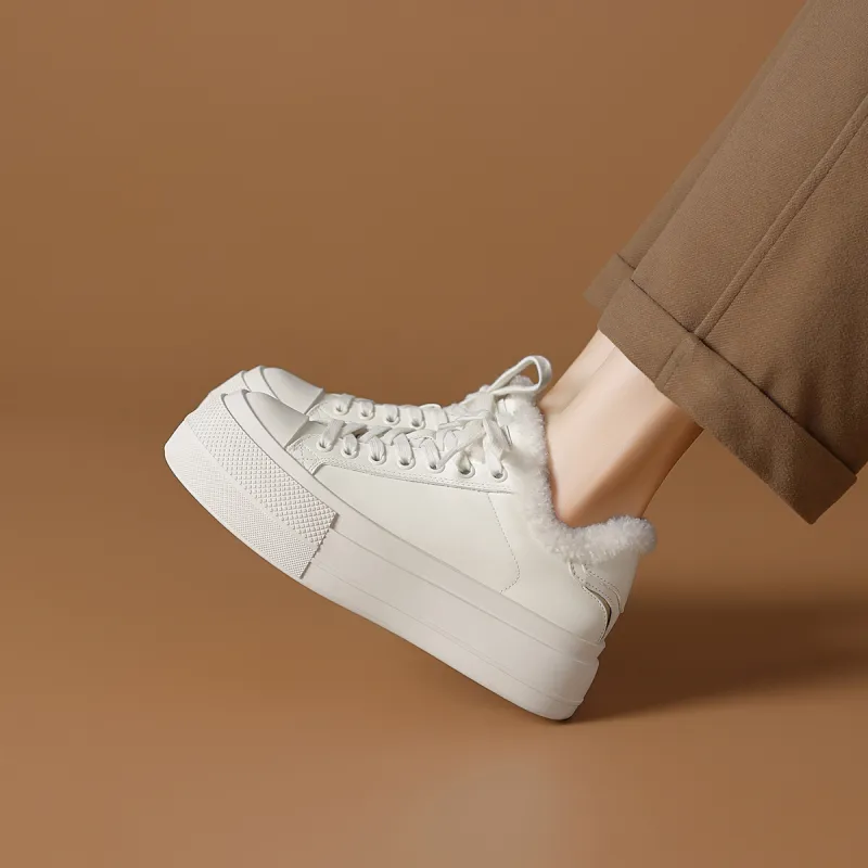 Rosa Bianca Warm Low Top Skateboard Shoes Women's-4