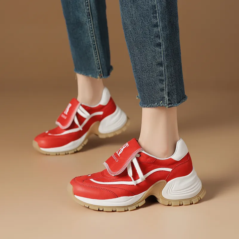 Rosa Bianca Lightweight Height Increasing Low-Top Chunky Sneakers Women's-7