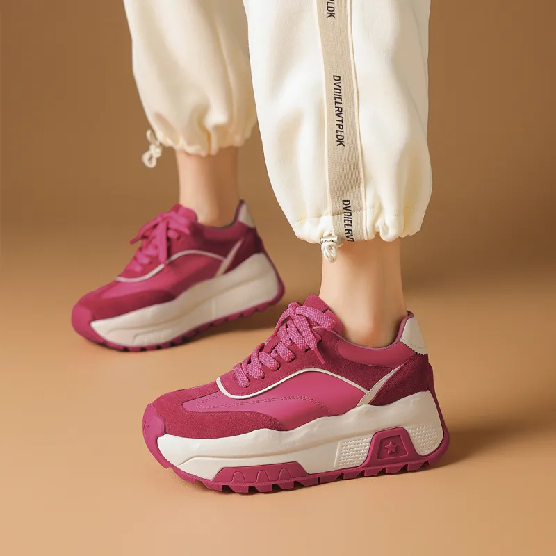 Rosa Bianca Low-Top Chunky Sneakers Women's-9