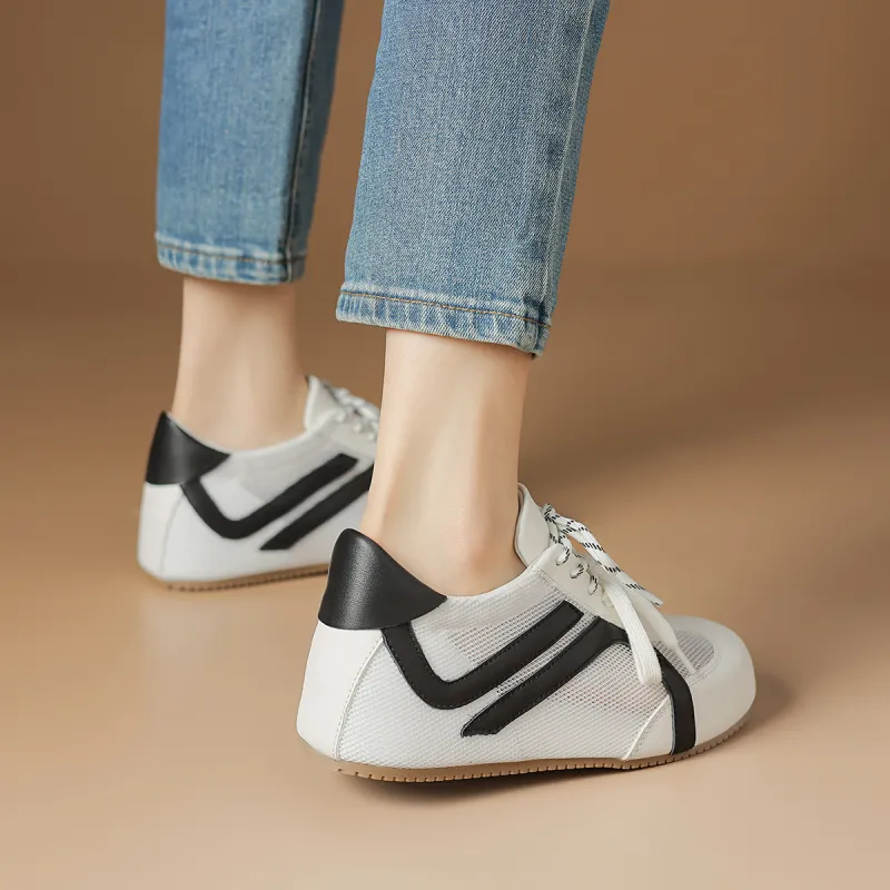 Rosa Bianca Height Increasing Low Top Casual Shoes Women's-13