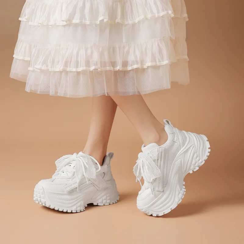 Rosa Bianca Low-Top Chunky Sneakers Women's-6