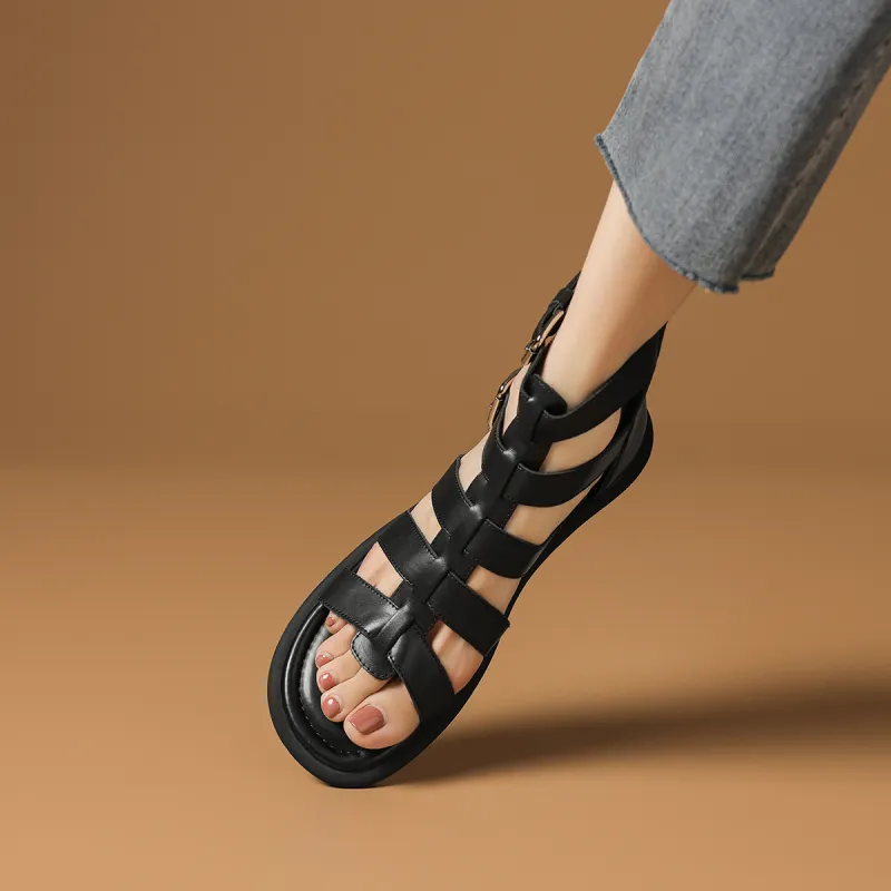 Rosa Bianca Pig Cage Shoes Roman Sandals 2cm Women's-5