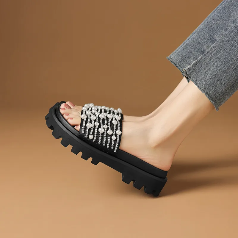 Rosa Bianca Slide Slippers Women's-3