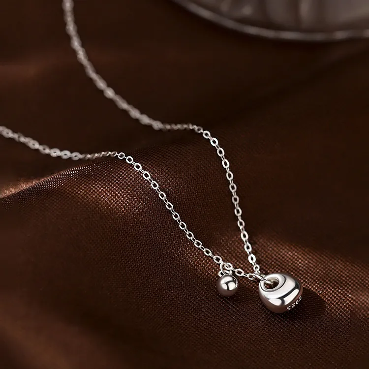 DAWO 925 Sterling Silver Necklaces Women's-4