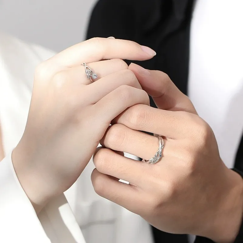 DAWO S999 Fine Silver Rings Unisex-2