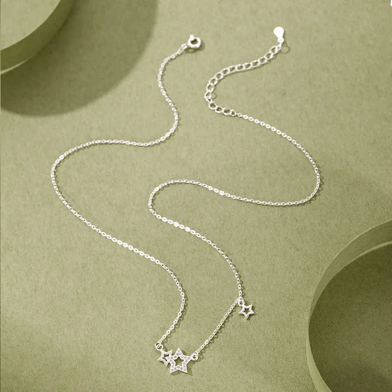 DAWO 999 Fine Silver Necklaces Women's-3