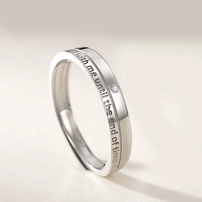 DAWO 925 Sterling Silver Rings Unisex-1