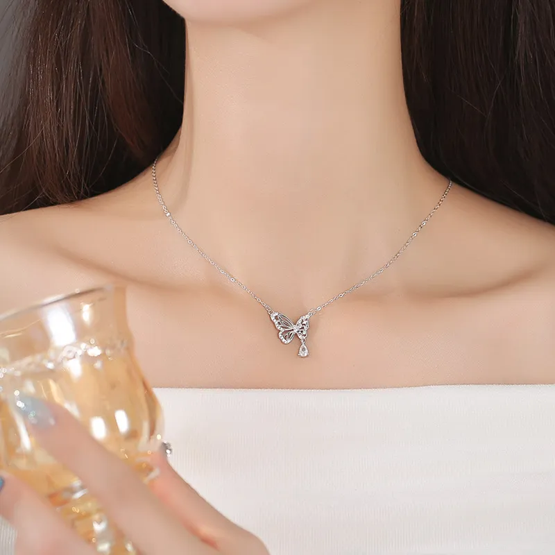 DAWO 999 Fine Silver Necklaces Women's-3
