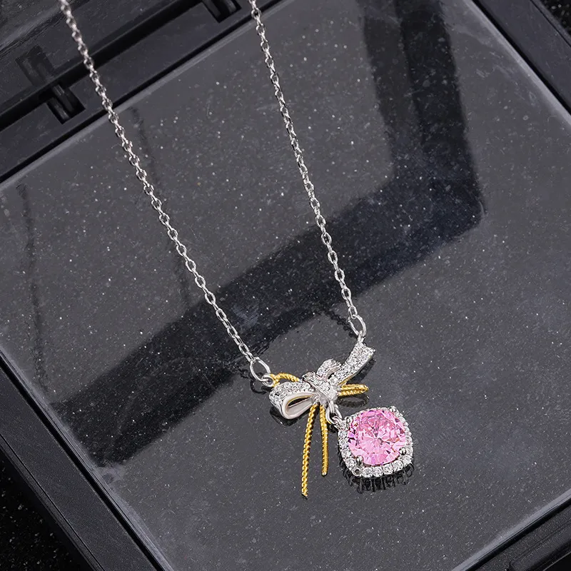 DAWO S925 Silver Necklaces Women's-4