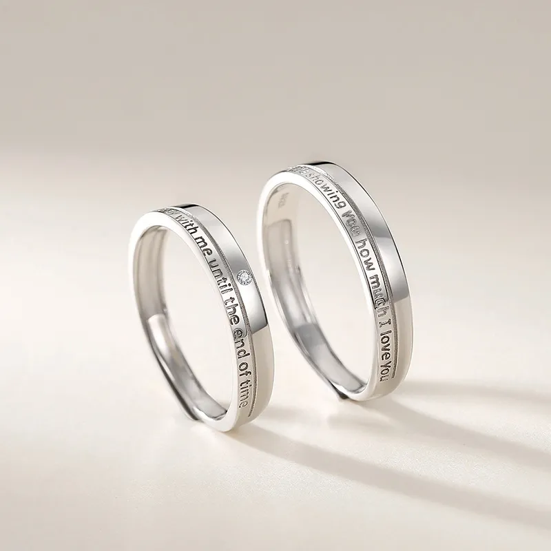 DAWO 925 Sterling Silver Rings Unisex-2