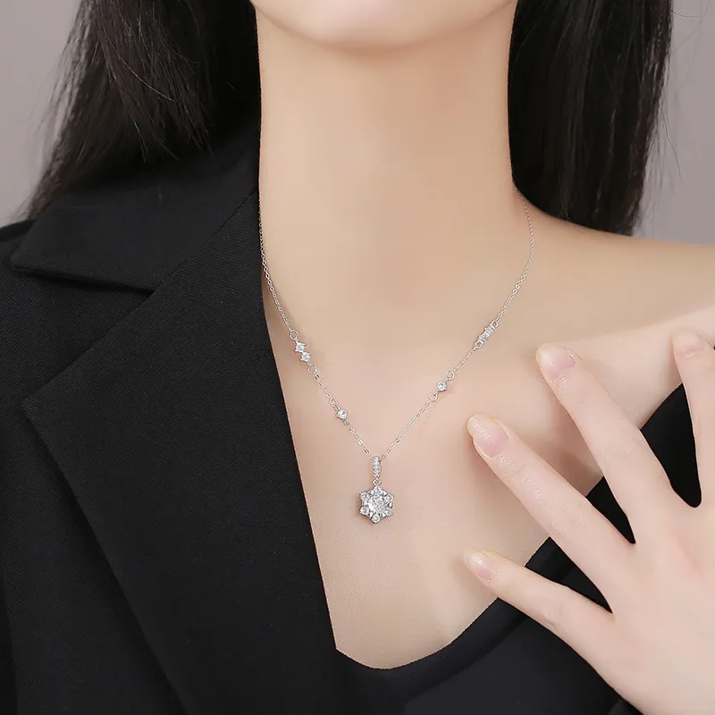 DAWO 999 Fine Silver Necklaces Women's-3