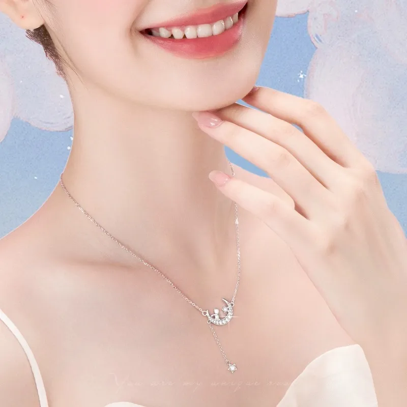 DAWO S 999 Fine Silver Necklaces Women's-4