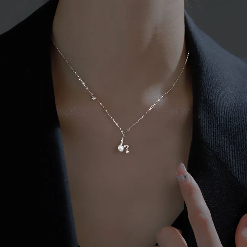 DAWO 999 Fine Silver Necklaces Women's-4